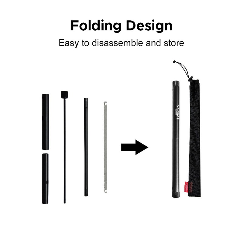 Aluminum Alloy Rectangular Hand Saw Outdoor Folding Hand Saw Pruning