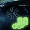 12pcs Automobile Luminous Tire Valve Cap, Automobile Corrosion-Resistant Wheel Valve
