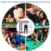 36pcs Pool Cue Repair Kit 12 Billiard Cue Tips, 2