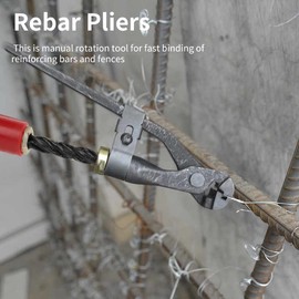 Acogedor Pliers, Grid Plier with Hex Wrench, Wire Twister for Wires and Ties, for Binding of Reinforcing Bars and Fences
