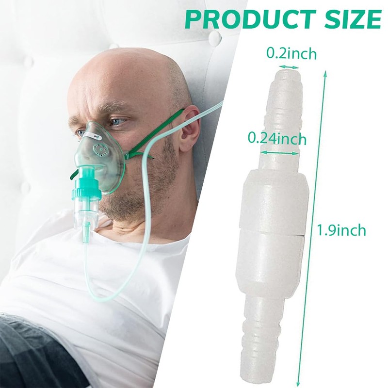 JEYORZY 5 Pack Oxygen Hose Connector, Rotating Hose Connector, Swivel