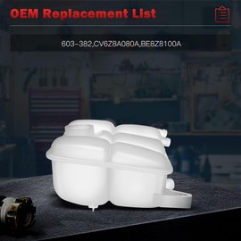 603-382 Coolant Overflow Recovery Reservoir Tank ASTOU without Cap Expansion Tank Compatible with 2012-2018 for Ford for Focus 2014-2016 for Ford for Transit Connect Replace CV6Z8A080A BE8Z8100A