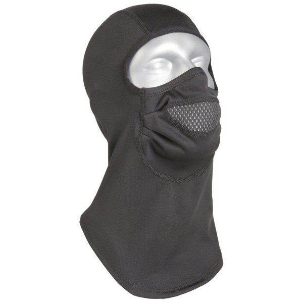 Hot Chillys Adult Micro-Elite Chamois Balaclava with Chil-Block Mask - Black, Large/X-Large