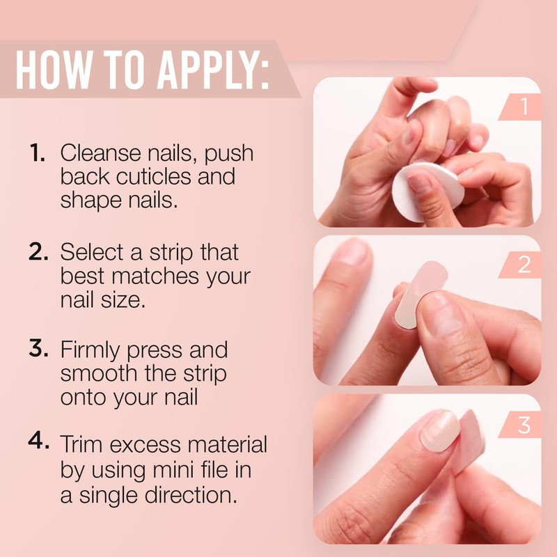 Ardell Nail Addict Nail Strips, Kiss Me Quick Nail Wraps,