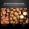 Stainless Steel Chestnut Cutter Tool, Protable Nutcracker with Embedded, Easy