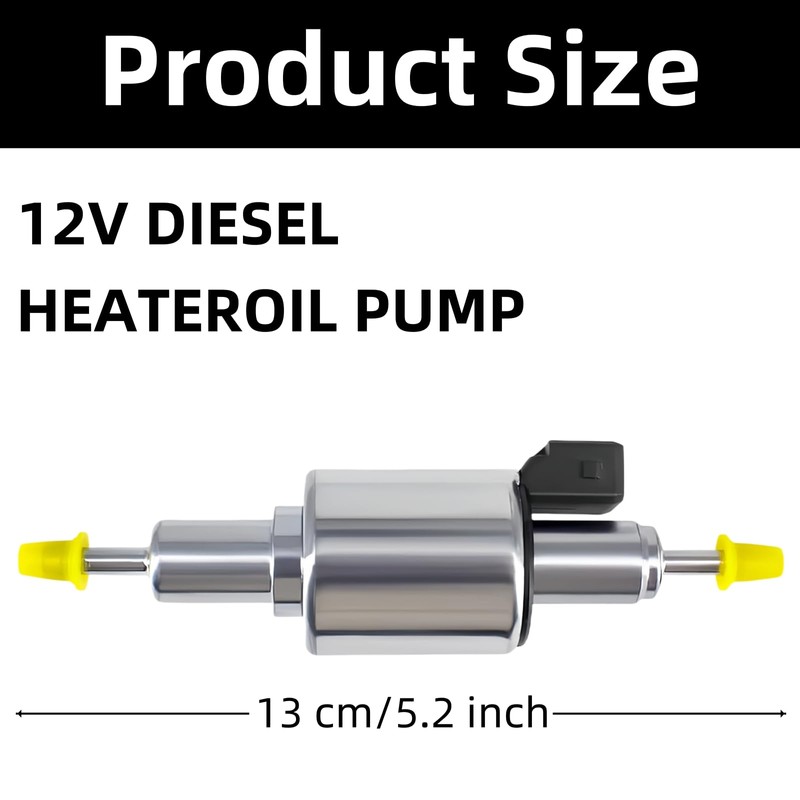 Diesel Heater Oil Fuel Pump, 12V/24V 22ML Quieter Gas Air