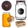KADAX Honey Jars, 900 ml, Preserving Jars with Fi82 mm
