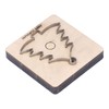 Leather Cutting Die Christmas Tree Alloy Steel and Birch Wood