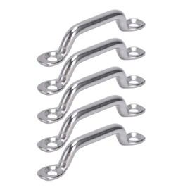 Stainless Steel Deck Plate Eye Plates Ceiling Hook 316 Stainless Steel Kayak Eye Plate Stainless Steel Kayak Pad Eye Strap Fender Eyelet Pack of 10 Boat Top Pad Eye Deck Loop Tie Down