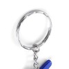 Komonee Fish Bone Blue Bottle Opener Key Chain Metal Dead