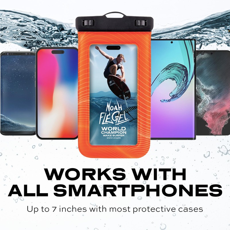 Statik MarCase Waterproof Phone Pouch - IPX8 Floating Waterproof Bag,