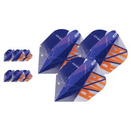 TARGET Darts Raymond van Barneveld Chrono Pro Ultra Dart Flights, 9 Pack | Professional Dart Accessories, Dart Flight Set, Multipack Flights Set – NO.6 Shape