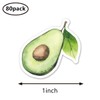Avocado Stickers 1in for Scrapbooking, Arts, Craft, Kids DIY, Calendars