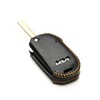 Vitodeco Genuine Leather Flip Key Fob Case Cover Compatible with