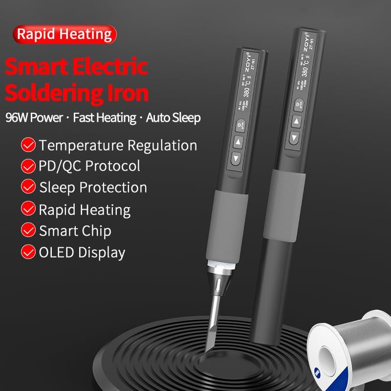 ZOYI N1 Smart Electric Soldering Iron - 96W Precision Soldering