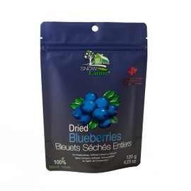 Snow Farms Whole Dried Blueberries, 120g