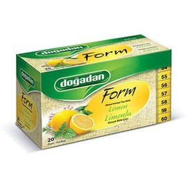 Dogadan Premium Form Mixed Herbal Tea with Lemon 20 Tea Bags ( Pack of 3)