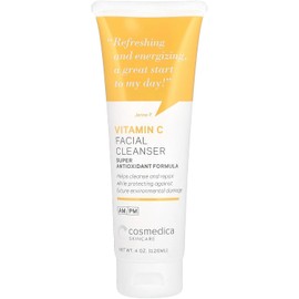 Cosmedica Skincare LIMPIADOR FACIAL DE VITAMINA C. Aporta vitalidad y luminosidad a la piel. Disminuye manchas y cicatrices. Con Vitamina C, aloe vera y aceite de rosa mosqueta.