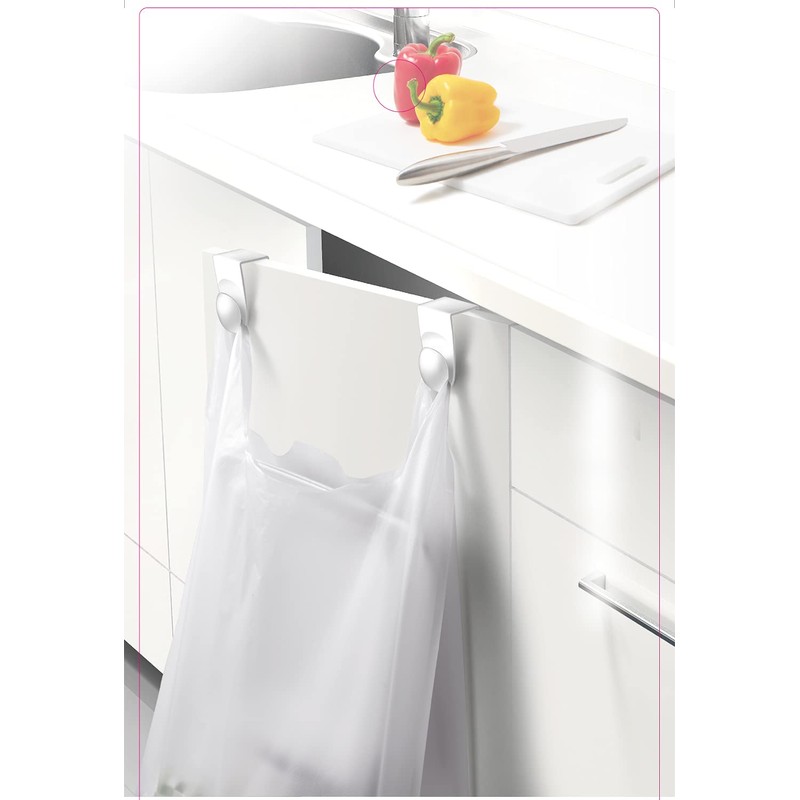 ASBEL POSE K134122 Kitchen Grocery Bag Hooks for Sink Doors,