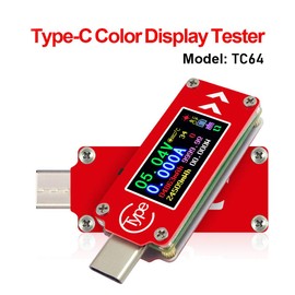 ARCELI Type-C USB 3.0 Tester Meter Current Meter 3.7-30V 0-4A Multimeter Voltmeter Current Meter Power Meter Multifunction Display Capacity Working Time Detector