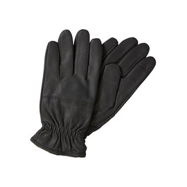 camel active Men's Leather Gloves with Screen Tab Function, Asphalt, XXL