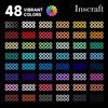 INSCRAFT 28,000 Mini Fuse Beads, 2.6mm 48 Colors Melty Beads