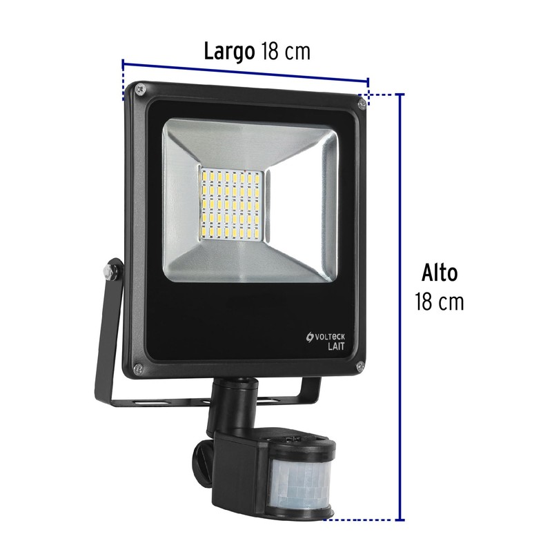 Volteck REF-901L, Reflector LED 20 W alta intensidad con sensor