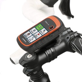 Wicked Chili Fahrrad Halterung kompatibel mit Garmin eTrex, Dakota, Oregon, Approach, Astro, GPSMAP (passgenau, QuickFix, mit wiederverschließbaren Kabelbinder, Made in Germany) schwarz