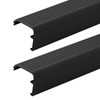Briwooody 2 Packs Residential Threshold Cap 36'' Traditional Fixed Vinyl