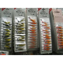WELDON TACKLE Lot Of 12 Weldon Mini Foo Jigs 1/64oz YELLOW / CHARTREUSE Steelhead/Trou