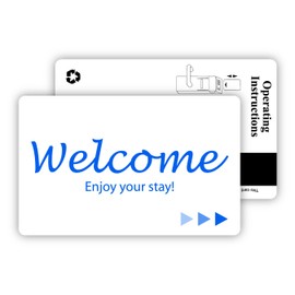 Hotel & Motel Popular WELCOME Magnetic Stripe Key Cards -500 per case