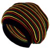 Armycrew Deep Crown Oversized RGY Striped 100% Acrylic Rasta Skully