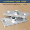 Fixirons 20 Pcs Ceiling Flange Hangers for 1/2 in. Threaded