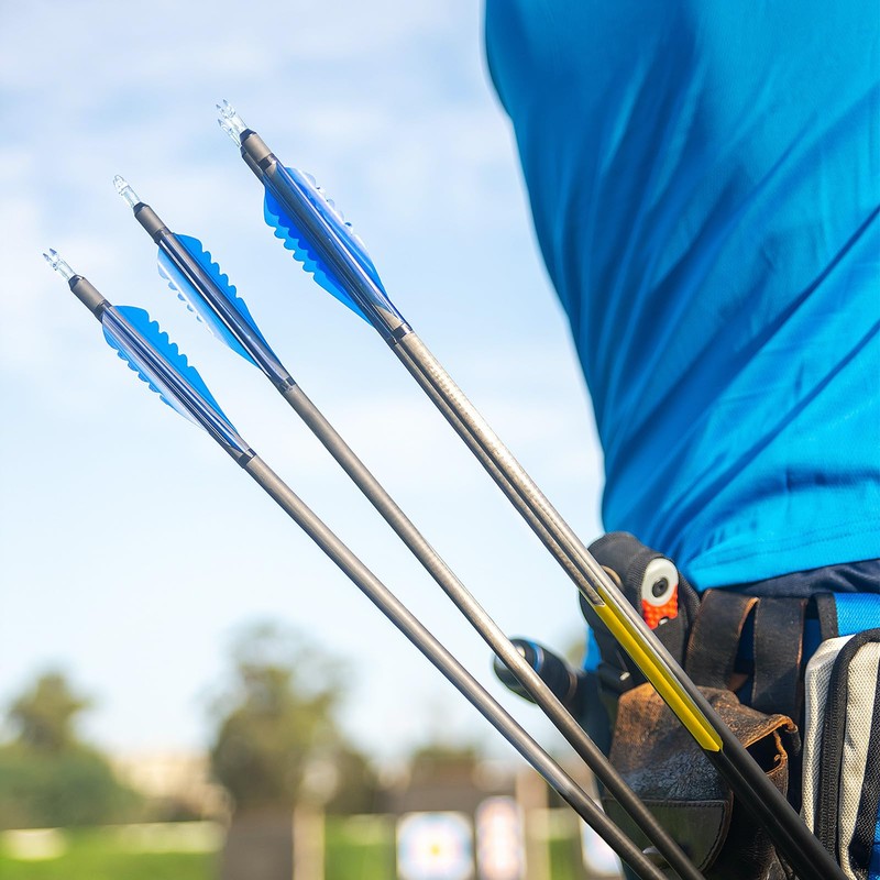 PATIKIL Archery Arrow Nocks 6.2mm 0.244", 60 Pack Insert Arrow