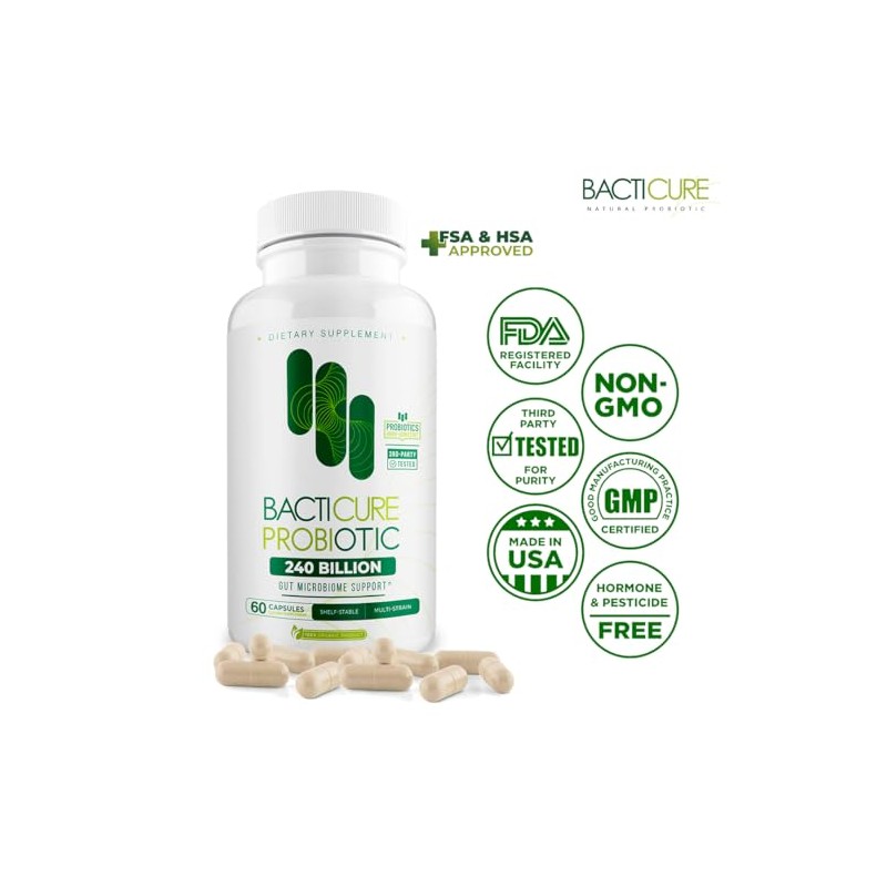 BACTICURE (1) Probiotic Probiotico Natural ORIGINAL by BACTICURE