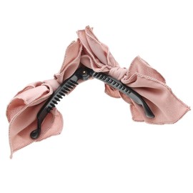 VINGTAINE H-385-PK Scarf, Ribbon, Banana Clip, S, Hair Accessories, Pink