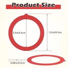 Flush Valve Seal for Kohler, 3 Pcs Canister Flush Valve Seal Replacement Parts, Toilet Tank Seal for K-GP1059291 K-4436, Silicone Flushing Gasket