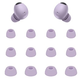Replacement Eartips for Galaxy Buds 2 Pro Earbuds, S/M/L Size, Fit for Galaxy Buds 2 Pro SM-R510 2022 Headphones.Purple