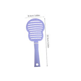 Baluue Detangling Hair Brush for Curly Hair Sturdy Scalp Massage Comb Hollow Design for Effortless Volume and Knot Reduction