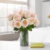 Chinook Roses Artificial Flowers,6 PCS Real Touch Austin Roses Bouquet