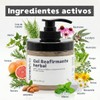 Gel Reafirmante Herbal, 400 g, Fórmula Natural con Mentol y