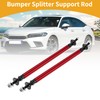 Partuto 2pcs 150mm/5.91in Car Splitter Support Rods Adjustable Front Rear