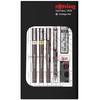 rOtring S0699380 Isograph Technical Drawing Pens, Set, 3-Pen College Set