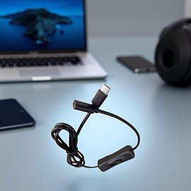 Zhuluck Black USB C Extension Cable with On/Off Switch Perfect for Charging and Data Transfer On Any Type C Device Type C Male to Female Cable Home Audio Female Home Audio Accessories