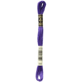DMC - Hilo de algodón para Bordado de 6 Hilos, Color Azul Oscuro Violeta