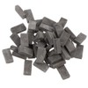 Vaguelly 150 PCS Miniature Brick, 1: 16 Mini Grey Wall