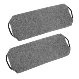 SAIIURV 2 Stücke Rückenschrubber, Peeling Rückenschrubber für Dusche, Doppelseitige Badebürste Rückenschrubber mit Griffen, Körperpeeling Rücken Waschhilfe zum Entfernen Abgestorbener Haut (Grau)