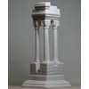 Ruins Columns Corinthian Ancient Greece Cast Marble Statue Sculpture