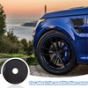 XPEX 4 Pack Universal Hub Caps Wheel Hub Caps Black