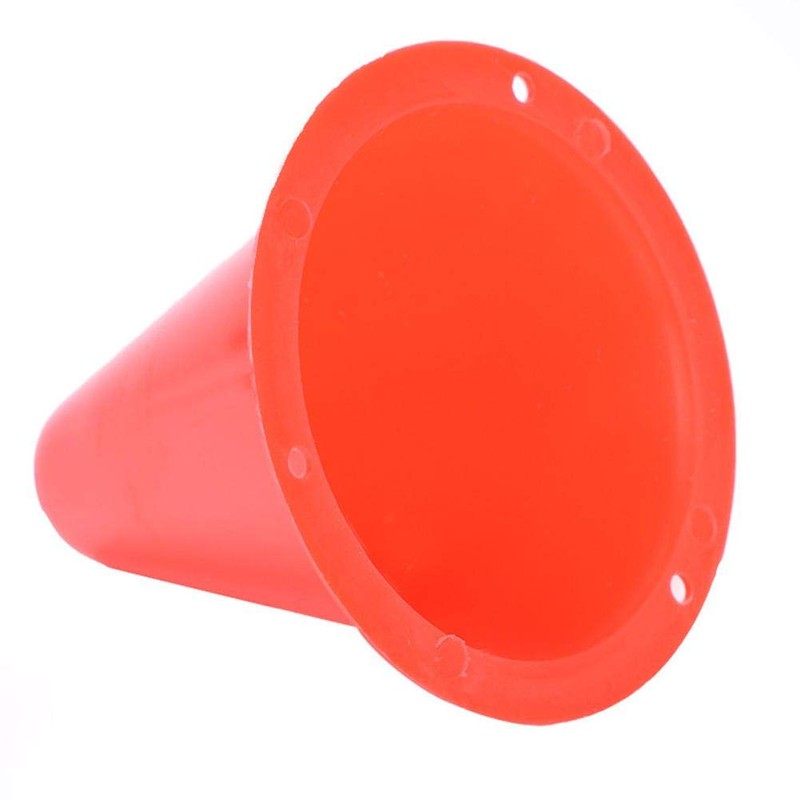 10 football Training Cones 8.5cm, Football Barrier Cones, Plastic Marker